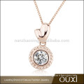 Hot sale perfect gift jewelry most popular party muslim diamond pendant necklace wedding jewelry